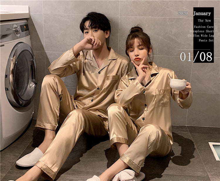 itle: Women's Satin Pajama Set