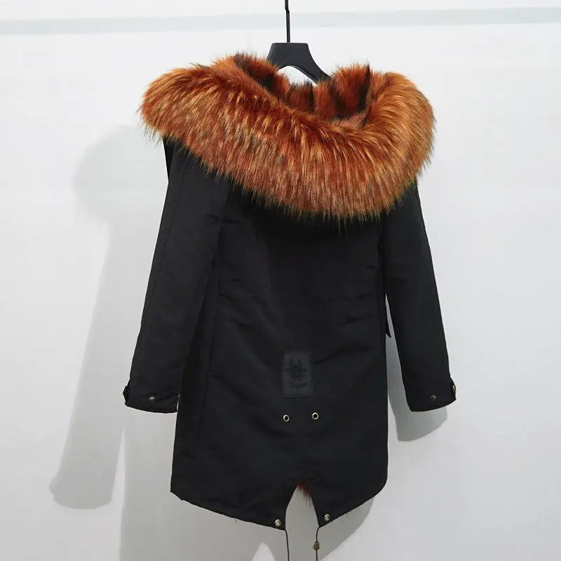 Hanzangl Men’s Smart Casual Winter Jacket Faux Fur Lined & Detachable Liner for Ultimate Comfort