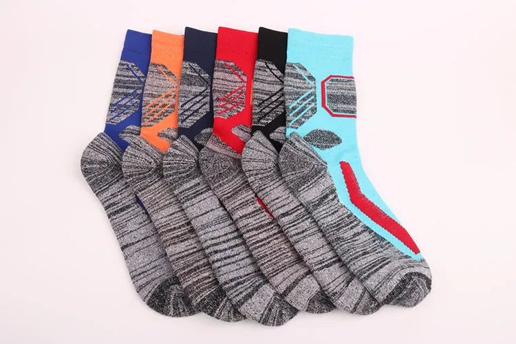 BROTHOCK Men’s Knee-High Skiing Socks - Breathable, Anti-Friction & Comfortable for Winter Sports