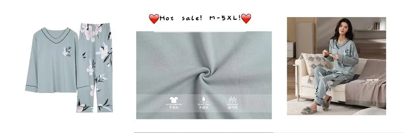 Elegant Man's Pajamas Loungewear 2023 Autumn Winter New Big Size 3xl 4xl Knitted Cotton Sleepwear Fashion Lounge Set Nightwear