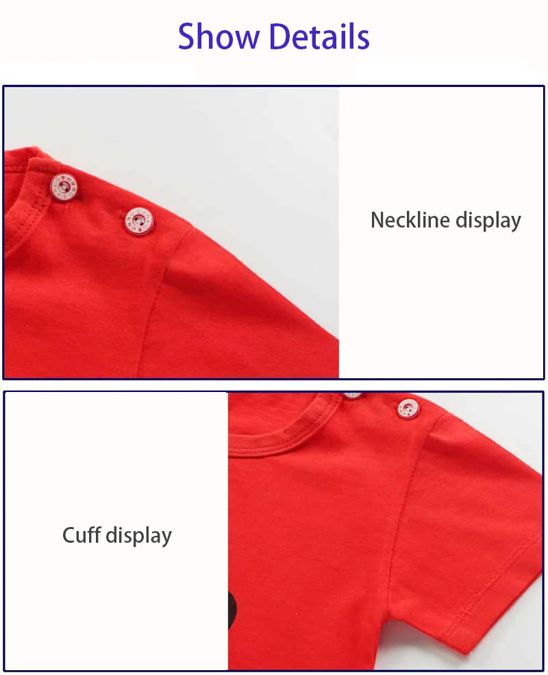 Mayzolla Baby Clothes Set – Casual Summer Vest and Shorts for Ages 1-3