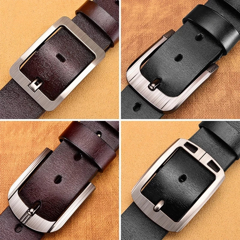 JIFANPAUL Casual Metal & PU Belt for Men – Stylish, Adjustable, Durable Accessory