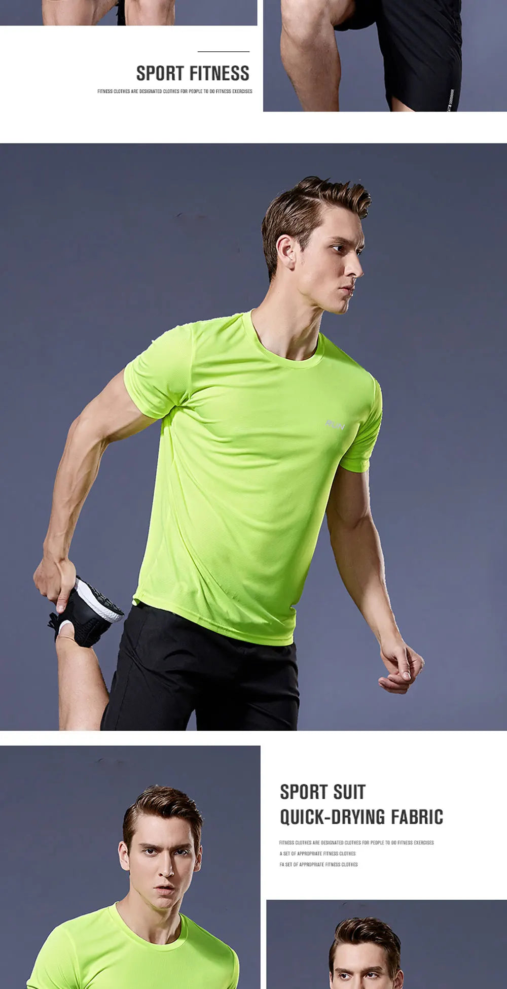 Men’s Quick-Dry Reflective Gym T-Shirt – Anti-Sweat Sportswear for Running, Basketball, Fitness