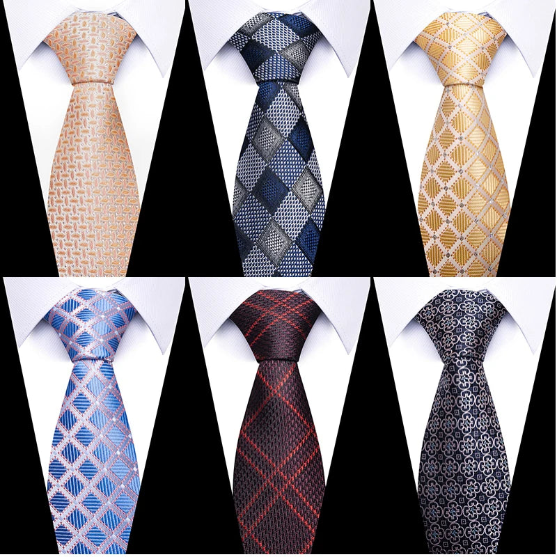 Dark Blue wedding Neck silk Tie 