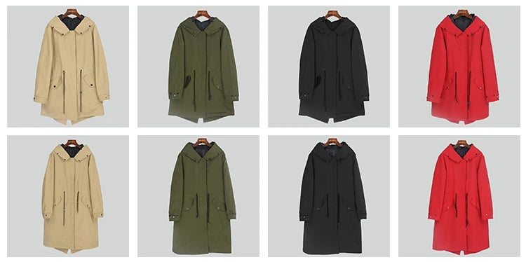 OFTBUY Women's Winter Real Fox Fur Collar Jacket - Warm, Stylish, and Cozy