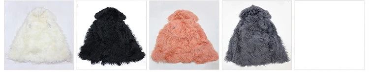 OFTBUY Women's Winter Real Fox Fur Collar Jacket - Warm, Stylish, and Cozy