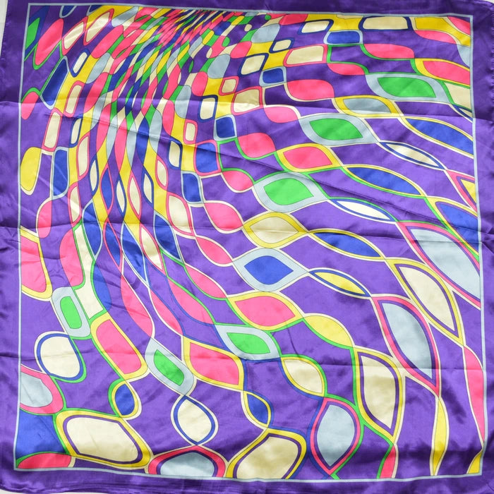 BYSIFA Fashionable Women’s Multifunctional Printed Scarf - All-Season 90x90cm Polyester Shawl