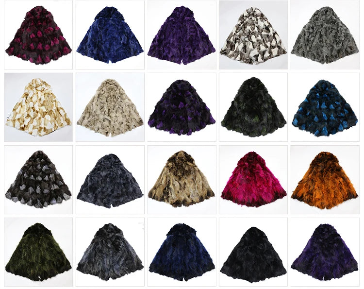 OFTBUY Women's Winter Real Fox Fur Collar Jacket - Warm, Stylish, and Cozy