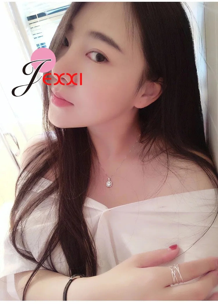 Giemi 925 Sterling Silver Classic Zircon Slide Pendant – Elegant and Timeless Jewelry