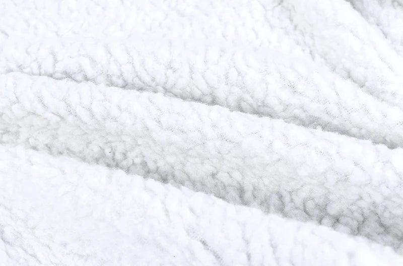 Hallolilla Women's Hooded Zip-Up Fleece Sweatshirt – Casual Loose Fit for Winter