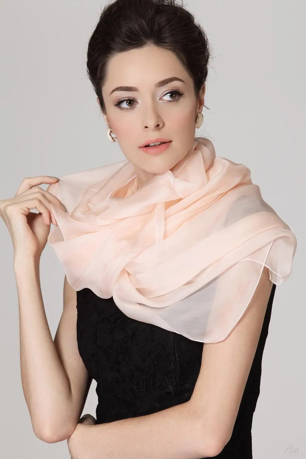 BYSIFA 100% Silk Solid Red Scarf for Women – Multifunctional Shawl, Wrap, and Pashmina for All Seasons