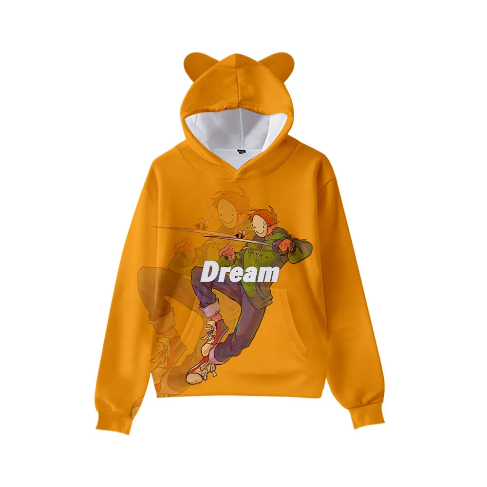 Men’s Casual Cartoon Hooded Hoodie – Spring and Autumn by NoEnName_Null