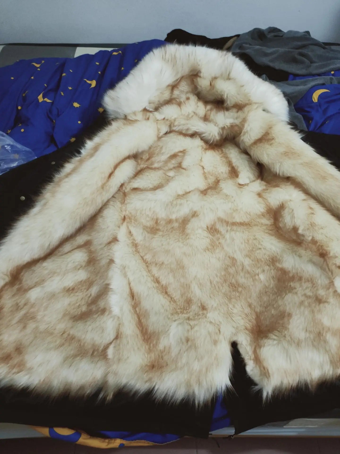 Hanzangl Men’s Smart Casual Winter Jacket Faux Fur Lined & Detachable Liner for Ultimate Comfort