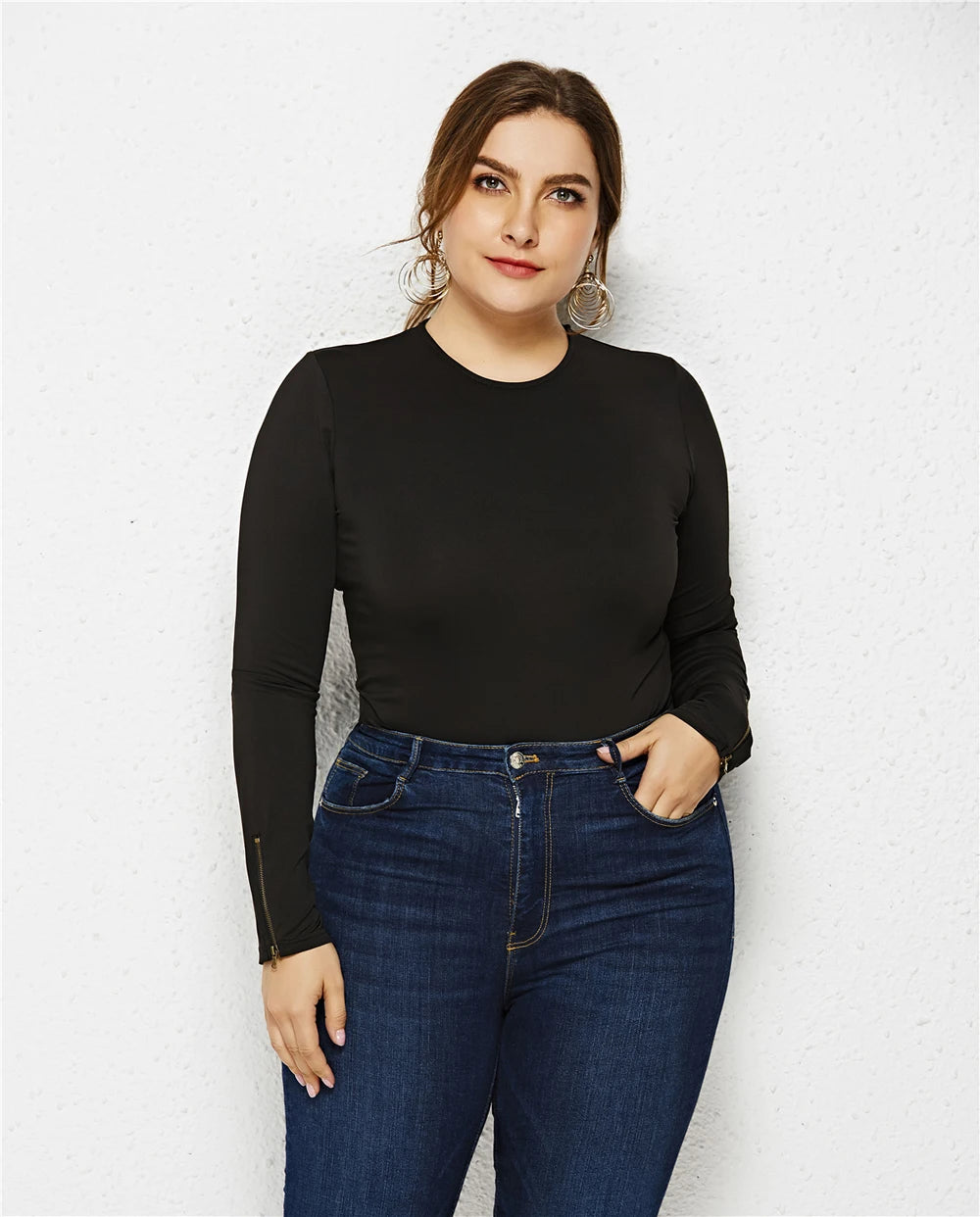 Autumn Winter Clothes Women 2022 Female Top Long Sleeve Shirt Oversize Body Suit Basic Extra Large Size 5XL 6XL Free Shipping
