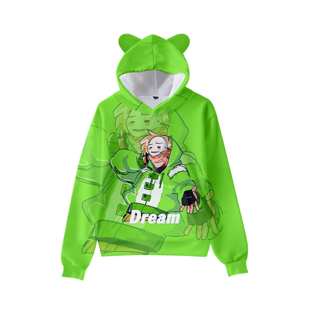 Men’s Casual Cartoon Hooded Hoodie – Spring and Autumn by NoEnName_Null