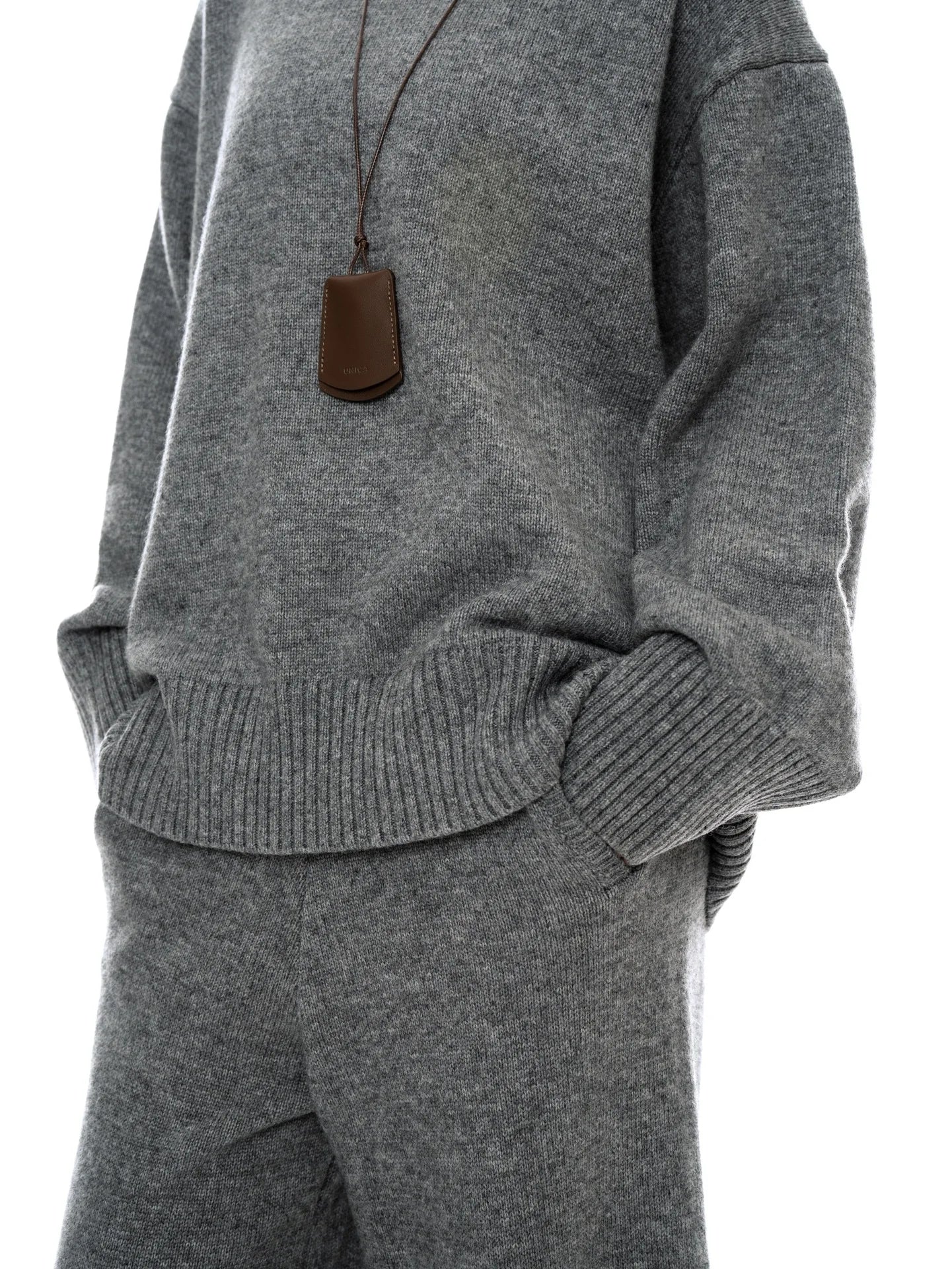 NoEnName_Null Women's Winter Splice Plush Scarf – Stylish & Cozy Casual Accessory