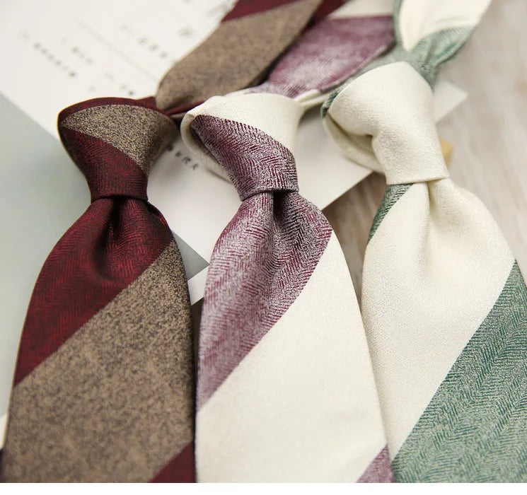 Title: Striped Polyester Neck Tie