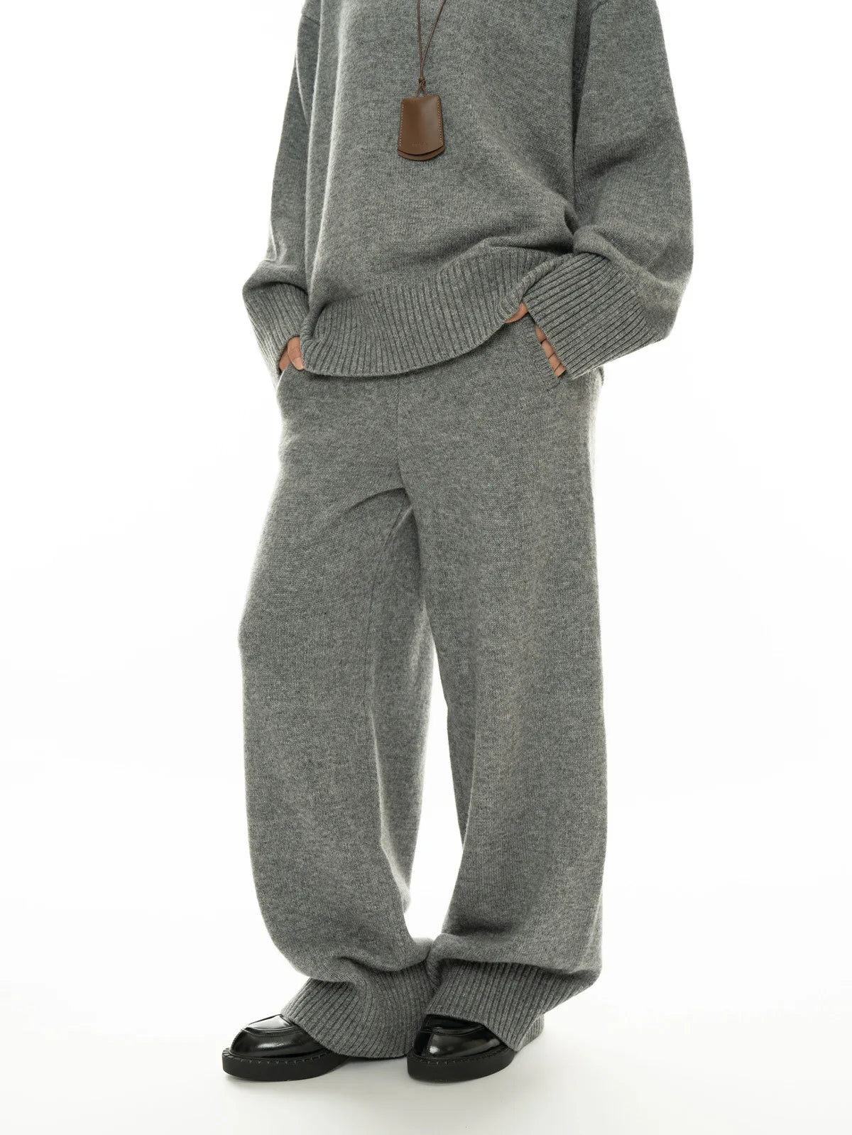 NoEnName_Null Women's Winter Splice Plush Scarf – Stylish & Cozy Casual Accessory