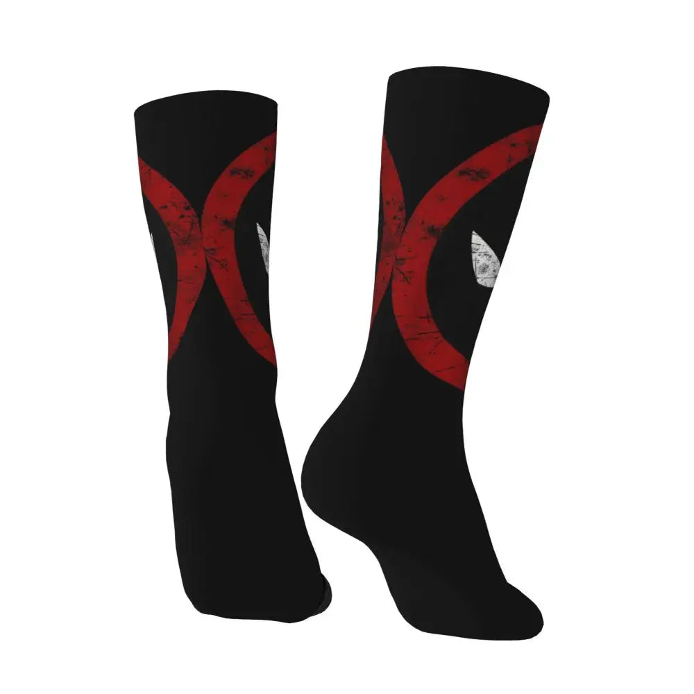 MINISO Deadpool Cosplay Socks - Unisex Movie & TV Accessories