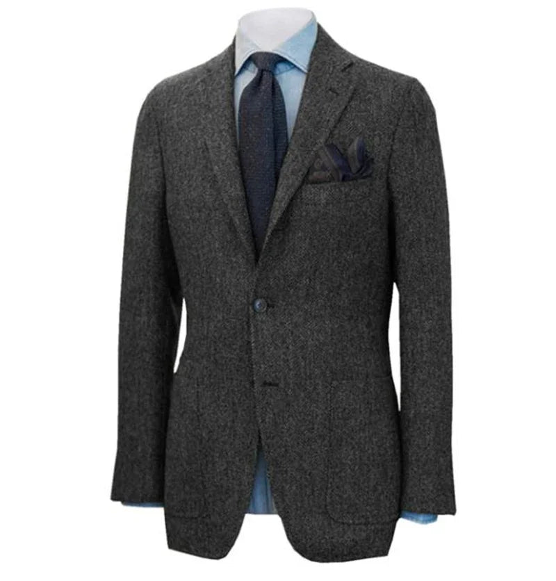 Title: Men's Smart Casual Business Suit Jacket