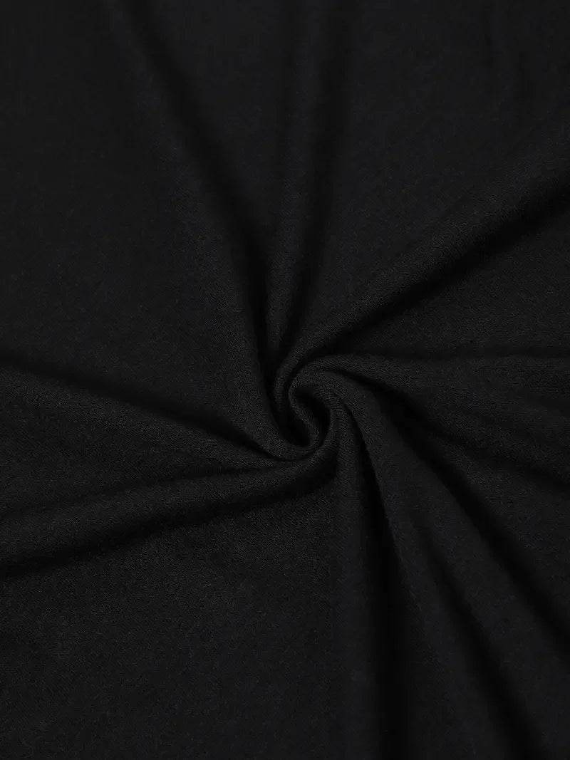 NoEnName_Null Casual Letter Print Polyester Top – Spring/Summer Regular Fit