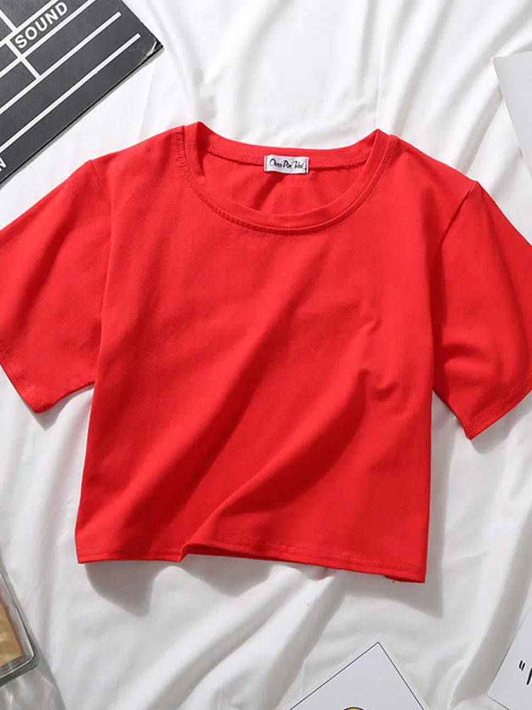 Women's Casual O-Neck Loose Fit Short Sleeve Tee – Summer 2025 | Dozw