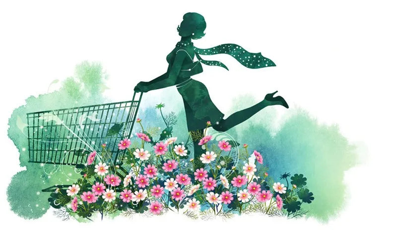 NoEnName_Null Sexy & Club Style Cartoon Print High Stretch Polyester Modal Tees for Women