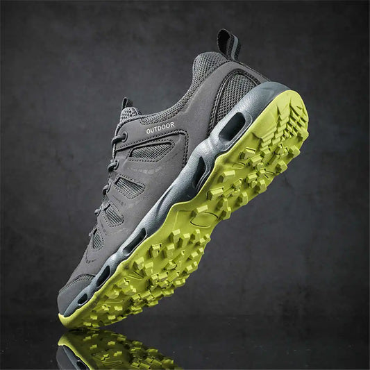 Wolf Who Men’ss Breathable Mesh Sneakers - All-Terrain Quick Drying Casual Sports Shoes