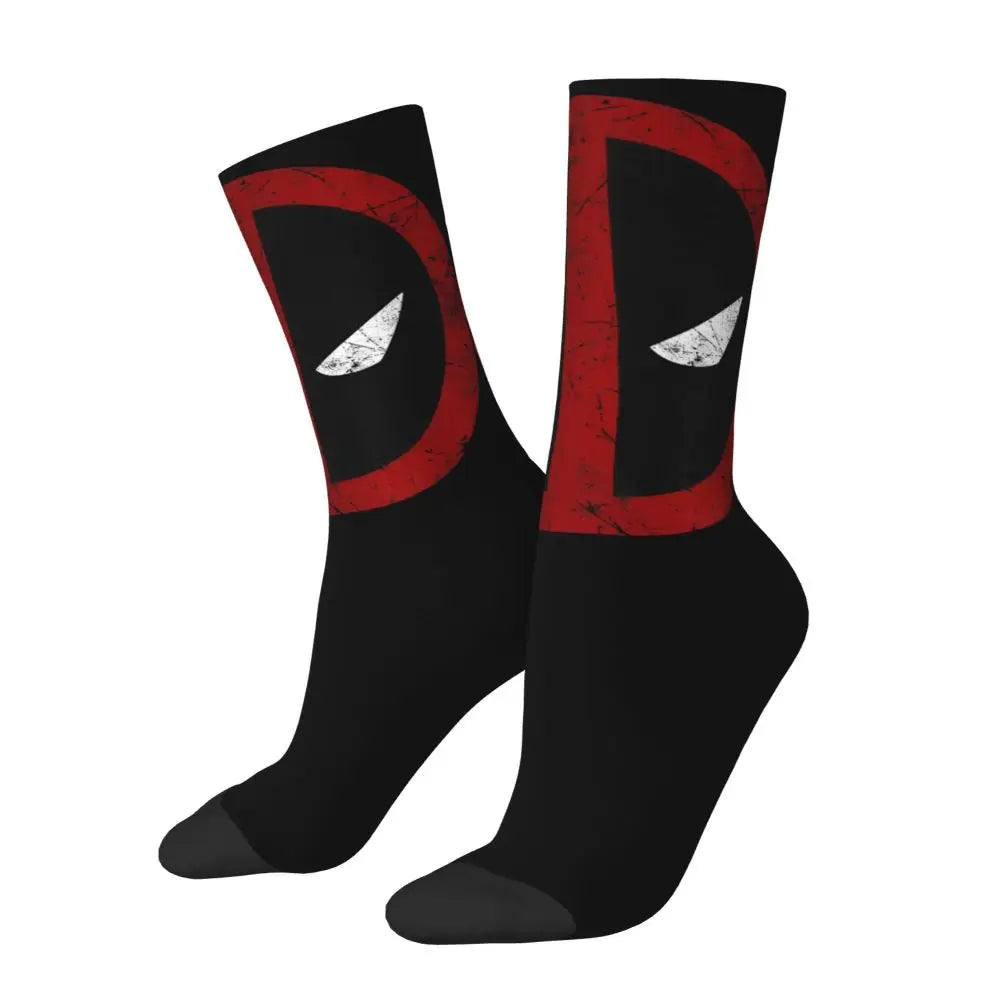 MINISO Deadpool Cosplay Socks - Unisex Movie & TV Accessories