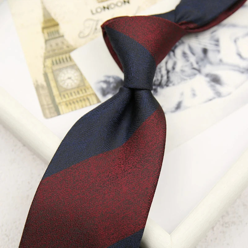 Title: Striped Polyester Neck Tie