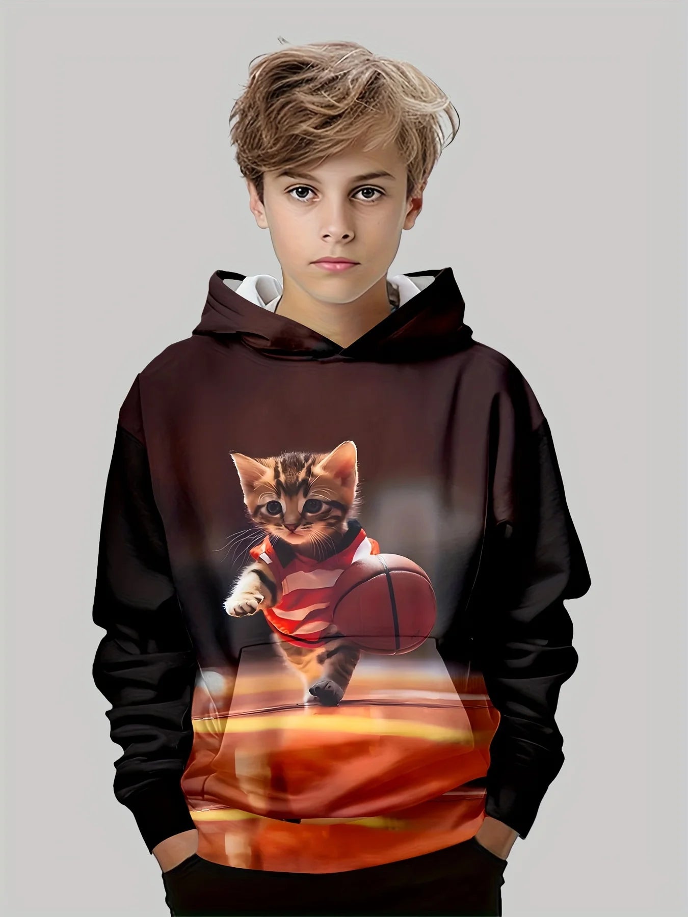 Colorful Cartoon Print Kids Sweatshirt – Casual Pullover for Boys & Girls (Ages 3–12)