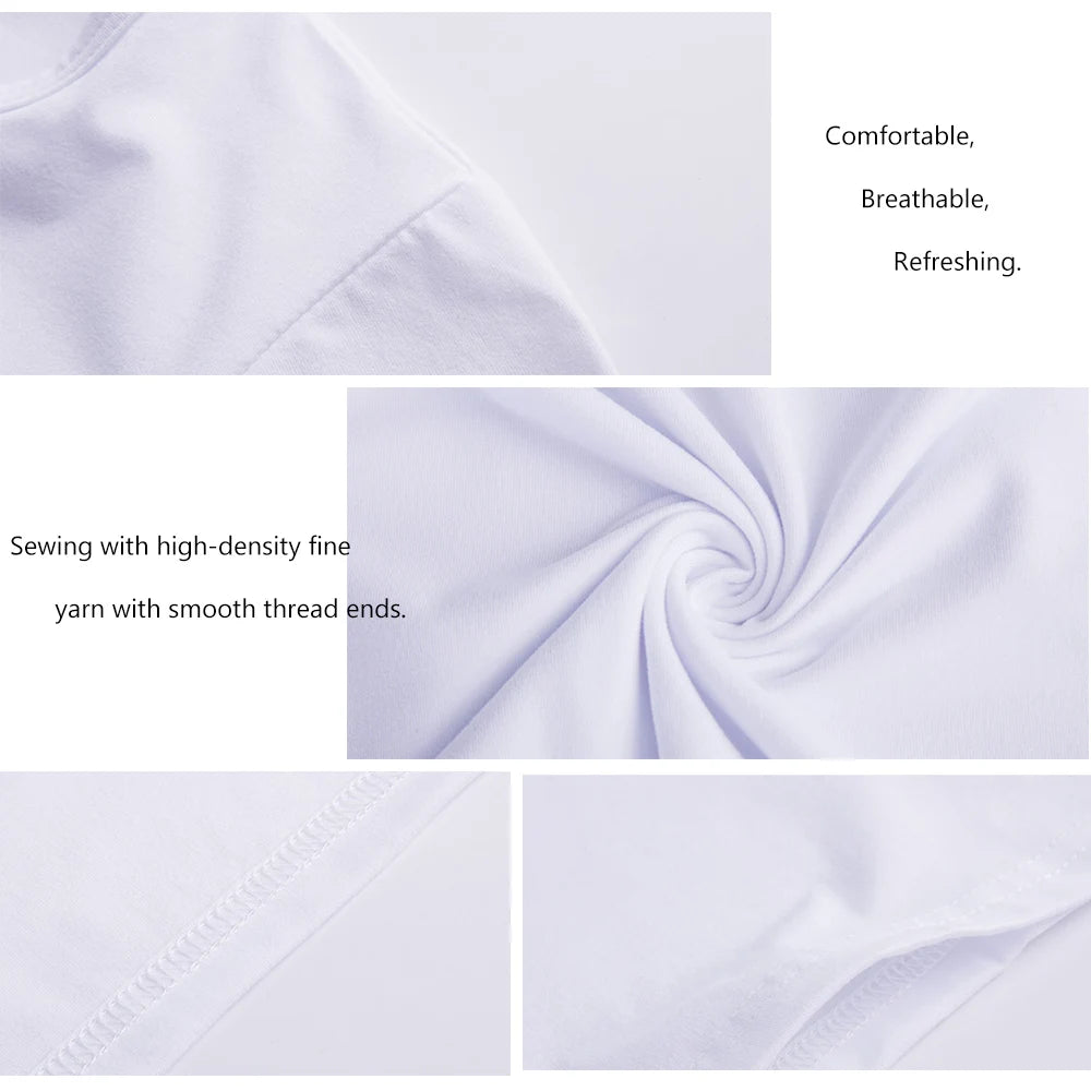 BIQUINI Men's Casual O-Neck Cotton Print Tee - Breathable and Moisture-Wicking for Spring & Summer