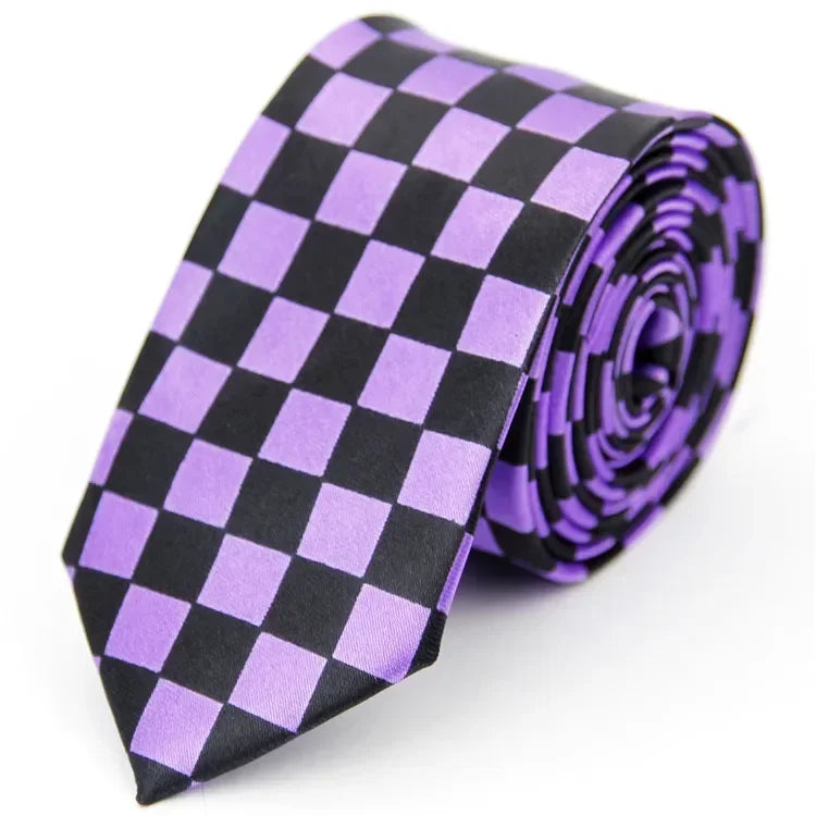 NoEnName_Null Silk Neck Tie - Plaid, Floral, Striped & More