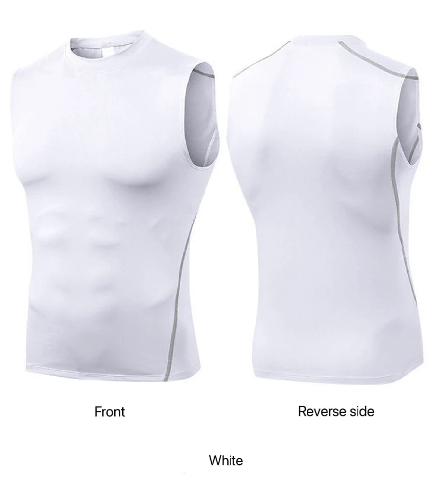 Chen Asta Men's Sports Tank Top - Polyester Spandex Running Shirt for Summer Travel & Fitness