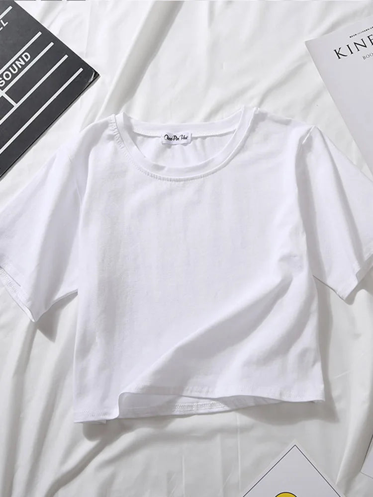 Women's Casual O-Neck Loose Fit Short Sleeve Tee – Summer 2025 | Dozw
