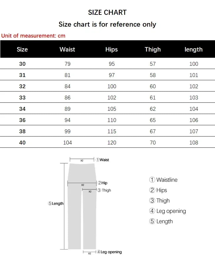 Business Men's Stretch Jeans Autumn New Straight Casual Regular Classic Fashion Denim Trousers
