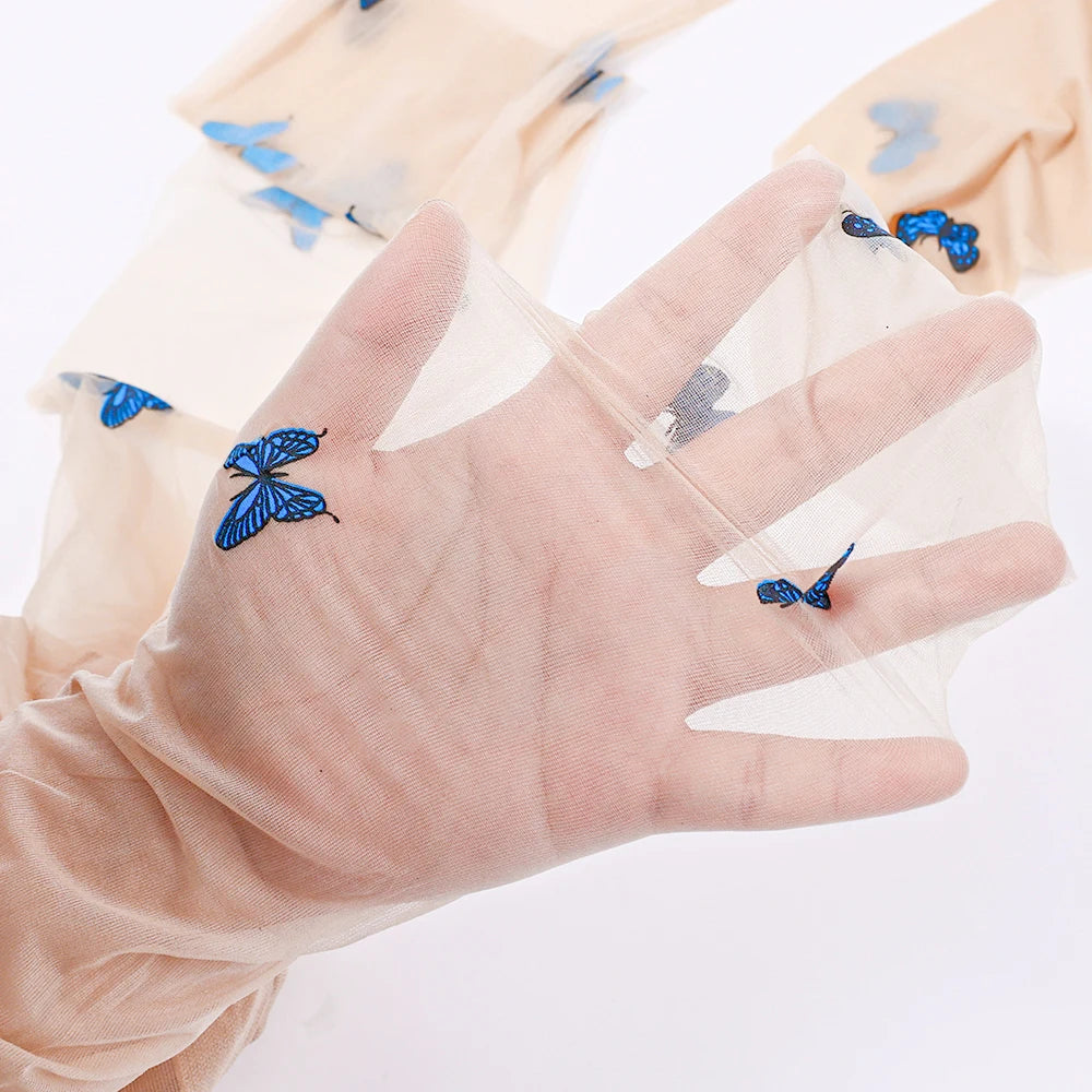 NoEnName_Null Printed Nylon Women's Tight – Thin, Comfortable, and Stylish