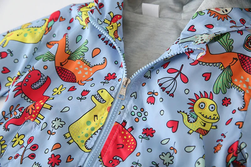 Children cartoon Sport Jacket Long Sleeve Hoodie Zipper New Spring Autumn and winter Kids Outerwear