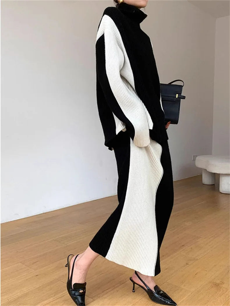 NoEnName_Null Women's Winter Splice Plush Scarf – Stylish & Cozy Casual Accessory