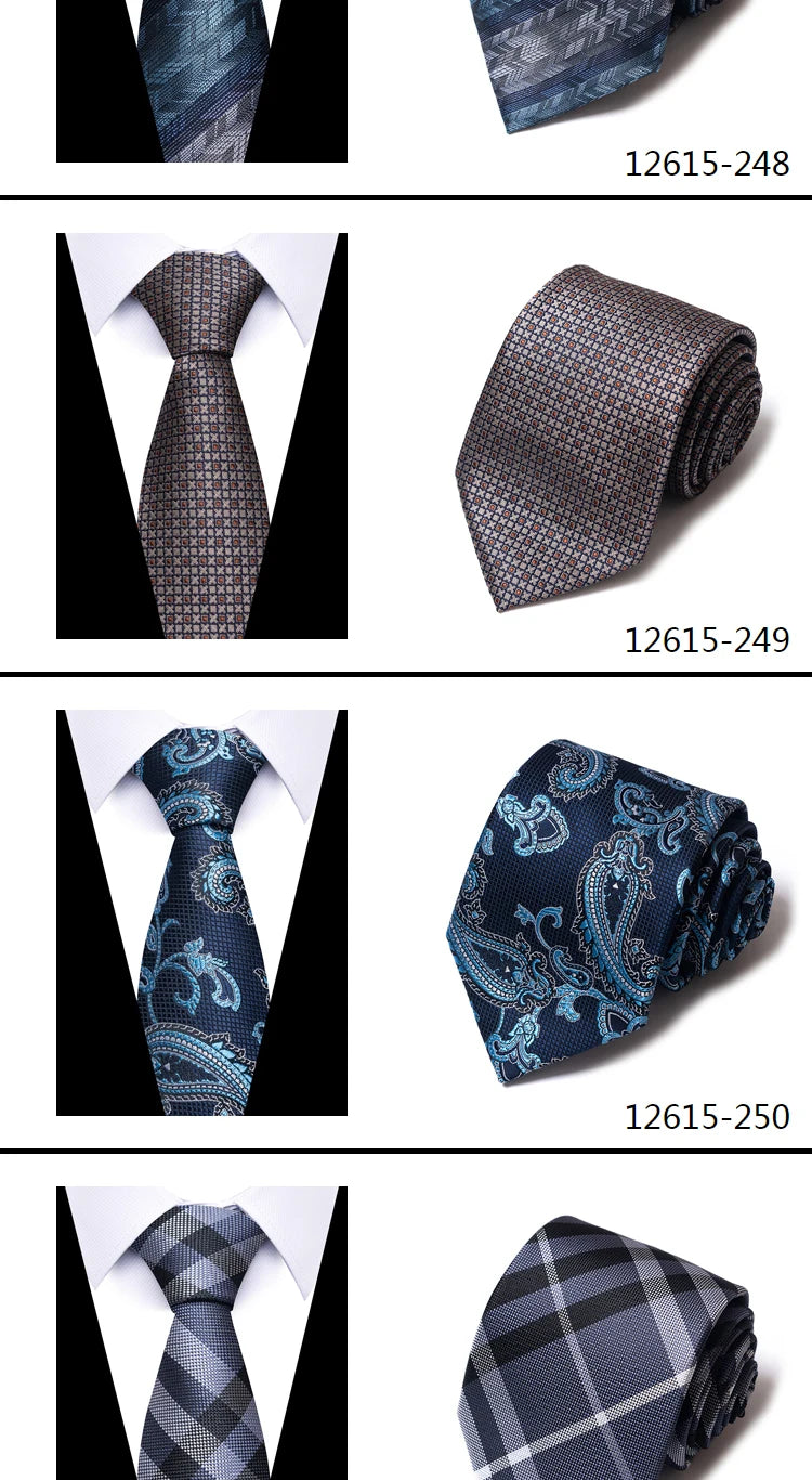 Dark Blue wedding Neck silk Tie 