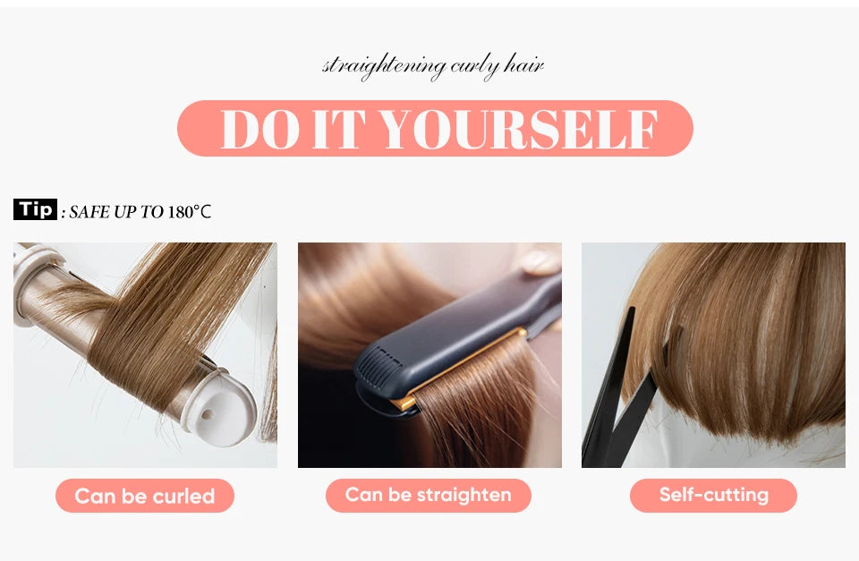 SARLA Blunt Bangs Clip-In Hair Extension – High Temperature Fiber, Pure Color, Permable