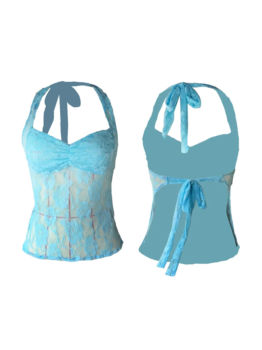 Hirigin Junior Women’s Lace Tank Tops for Summer