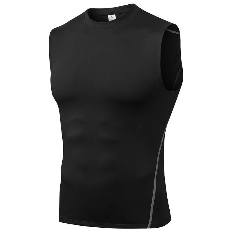 Chen Asta Men's Sports Tank Top - Polyester Spandex Running Shirt for Summer Travel & Fitness