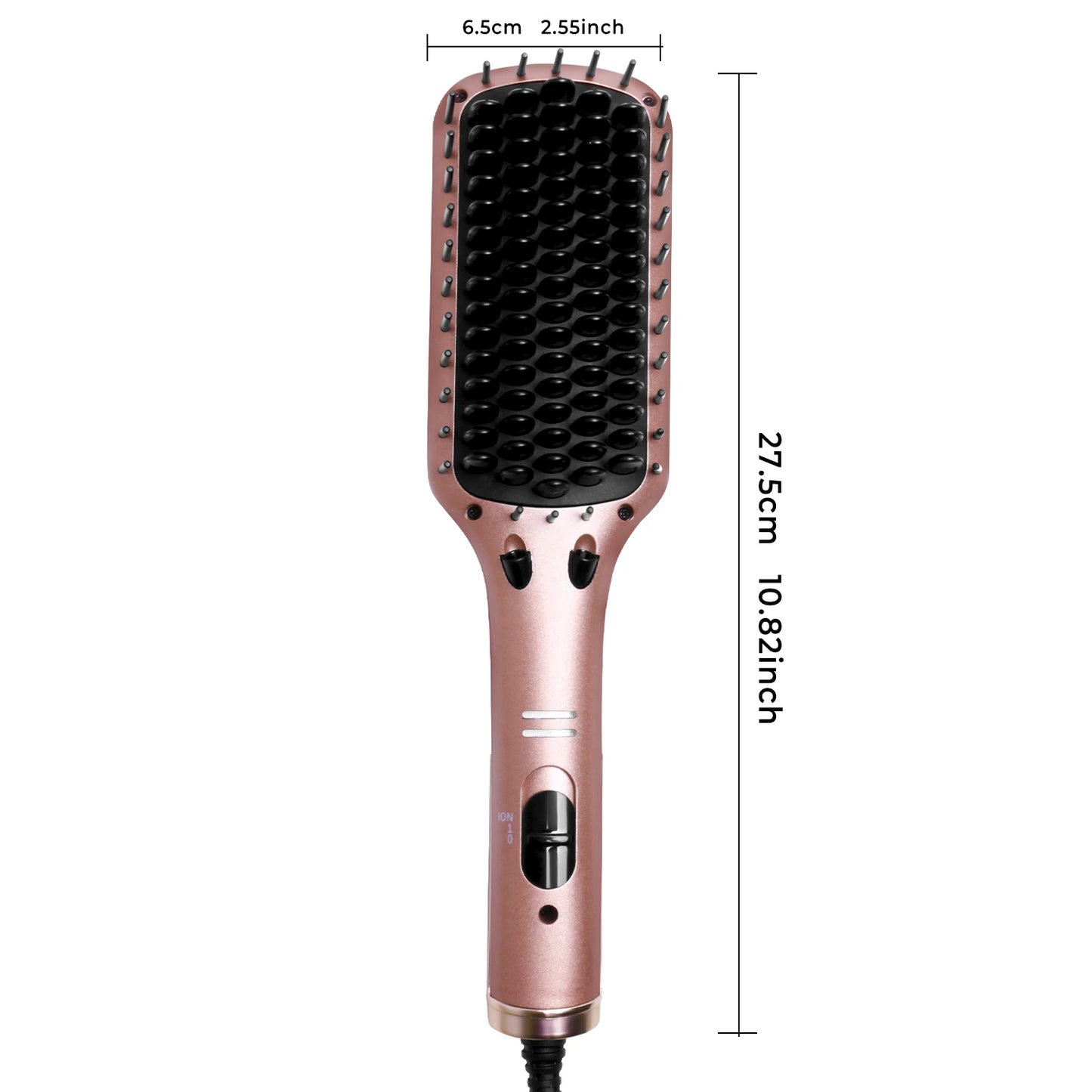 UKLISS Professional Tourmaline Ceramic Hair Straightening Brush – Model WT-020