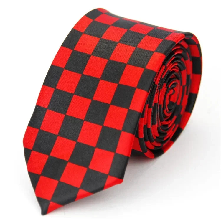 NoEnName_Null Silk Neck Tie - Plaid, Floral, Striped & More