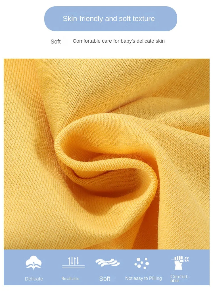 NoEnName_Null Unisex Summer Outfit for Kids – Soft Cotton-Polyester Casual Wear (Ages 25M–12Y)