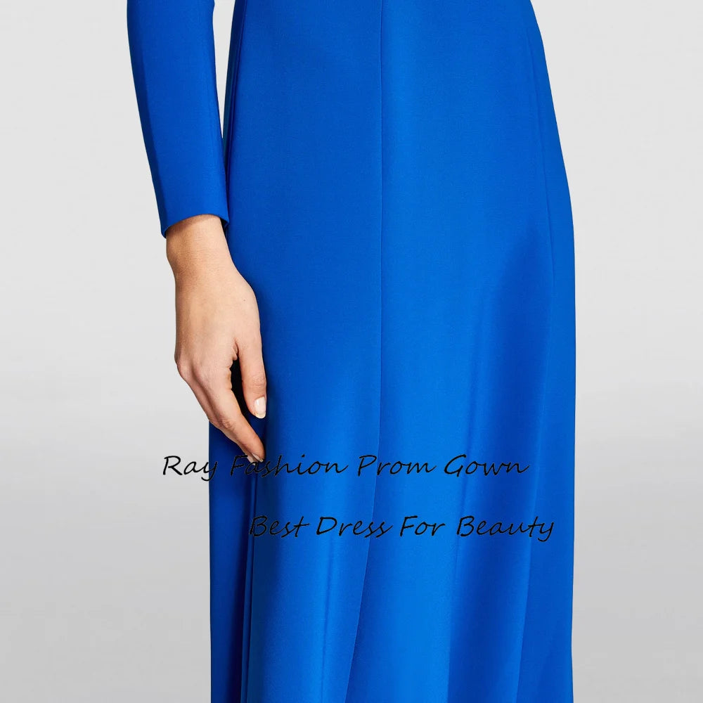 Elegant Satin Mermaid Prom Dress with Crystal Decoration by Hoepoly