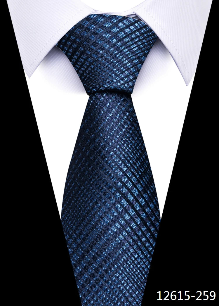 Dark Blue wedding Neck silk Tie 