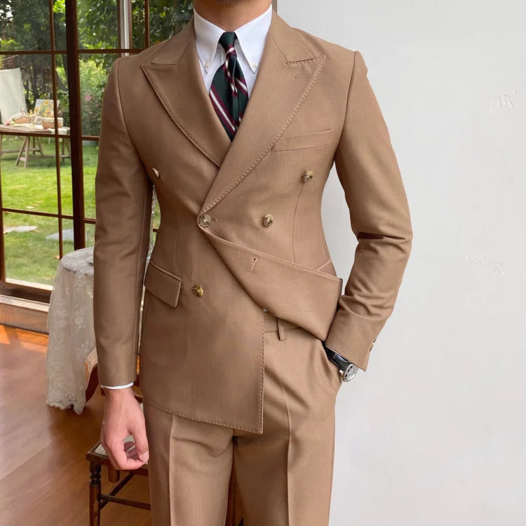 NSTOPOS Men's England Style Slim Fit Blazer - Casual & Stylish Blazer Jacket for Men