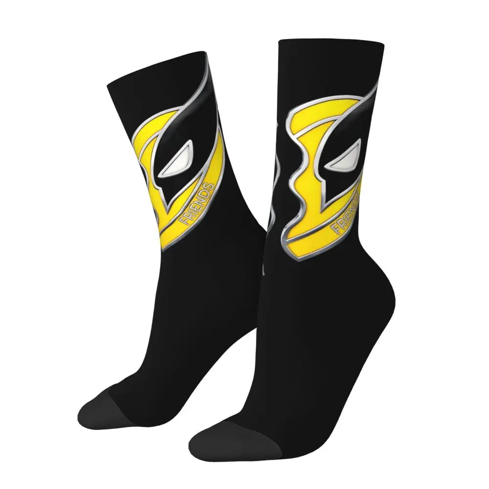 MINISO Deadpool Cosplay Socks - Unisex Movie & TV Accessories